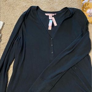 Victoria's Secret long sleeve henley top